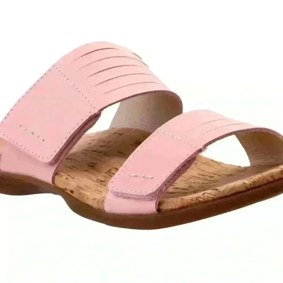 Waco Orthotic Leather Layla Slide~Coral~NEW BOX & BAG!~9.5 - Picture 7 of 12